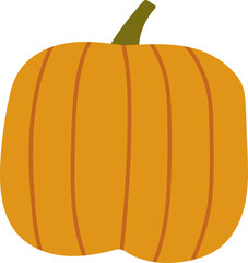 Hand Drawn cute Pumpkin Autumn Season and Thanksgiving