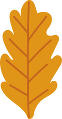 Fototapeta premium Hand Drawn Cute Organic Autumn Branch leaf decoration