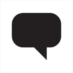 Naklejka premium speech bubble with text line icon and silhouette vector.