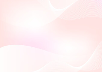 白とピンクのグラデーションの背景　ベクター　素材