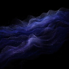 Grainy blue orange black background, abstract color gradient wave shape noise texture poster header banner wallpaper