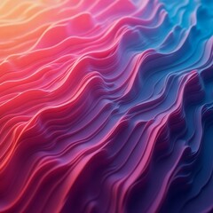 Vibrant, high-definition abstract backdrop featuring smooth, undulating gradient wave lines that seamlessly transition evoking a sense of futuristic motion and dynamic energy.