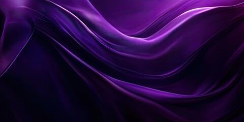 Deep Purple Fabric Drape Abstract Background