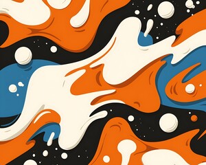 Abstract Splashes Design