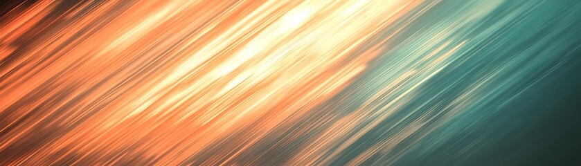 Diagonal streaks of warm and cool colors.