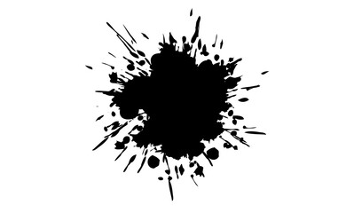 Abstract brush stock isolated on transparent PNG file
