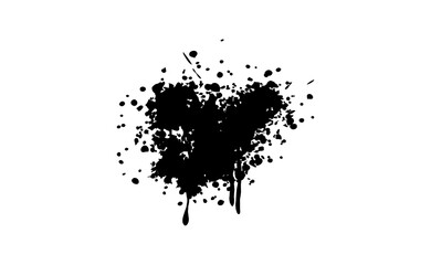 Abstract brush stock isolated on transparent PNG file
