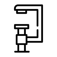 clamps Line Icon