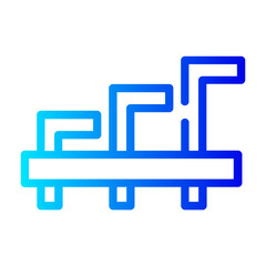 hex key Line Gradient Icon