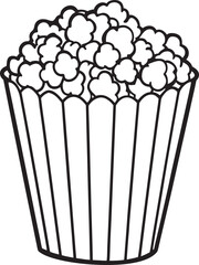bucket of popcorn