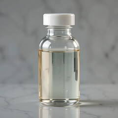Glass medical bottle