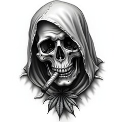 Black & Grey Tattoo Design 