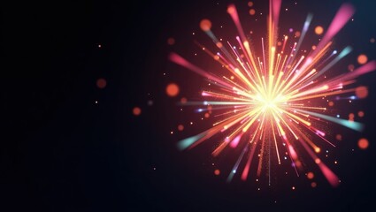 Fototapeta premium Abstract explosion graphic design