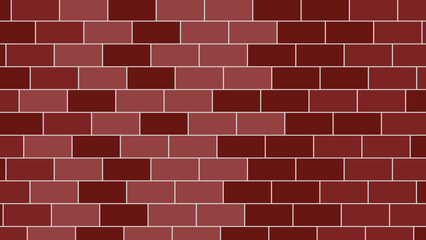 Architecture wall building construction. Brickwall burgundy texture background. Vintage style design 