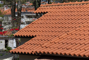 Terracotta Rhythms of Madeira Rooftops – A Glimpse into Traditional Architecture