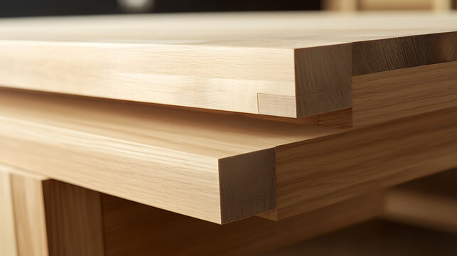 Carpenter measuring wood for custom shelving unit. Featuring precision and expertise