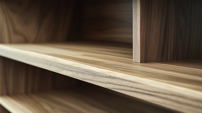 Carpenter measuring wood for custom shelving unit. Featuring precision and expertise