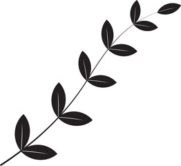 A random leaf design