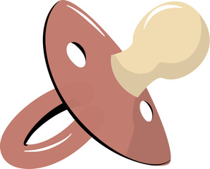 Baby pacifier illustration