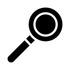 frying pan glyph icon