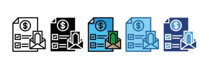 Payroll Management  Icon Element For Design