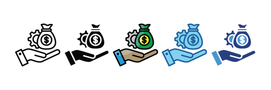 Capital Budgeting  Icon Element For Design