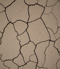 Obraz premium Cracked, pebbled concrete wall; brownish-grey, rough texture, urban, stone wall