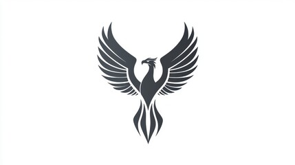Obraz premium Phoenix logo design, elegant, symbol