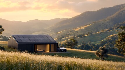 Sustainable Home in Mountain Landscape: Modern Design Meets Nature