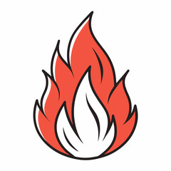 house in fire vector illustration