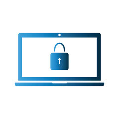 Laptop icon design template