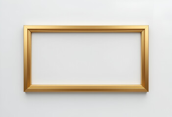 PNG gold rectangle frame isolated on white,BEAUTIFUL SHINY FRAME PNG. 