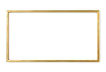 PNG gold rectangle frame isolated on white,BEAUTIFUL SHINY FRAME PNG. 