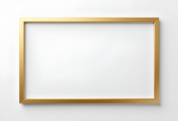 PNG gold rectangle frame isolated on white,BEAUTIFUL SHINY FRAME PNG. 
