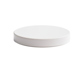 白い円形の台座 表彰台　podium