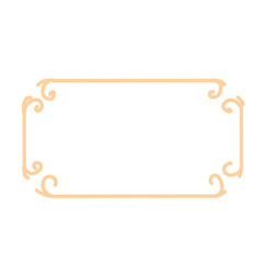 Vector set of vintage ornament elements.