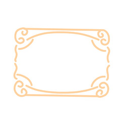 Vector set of vintage ornament elements.