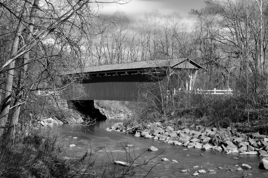 Everett Road Covered Bridge in the Cuyahoga Valley National Park
