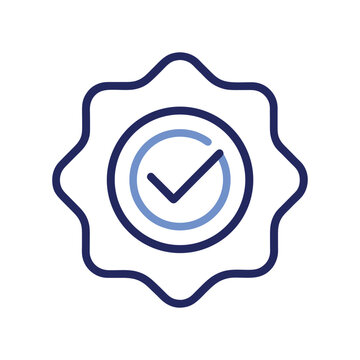recommend clip art: verified badge with checkmark and money symbol line