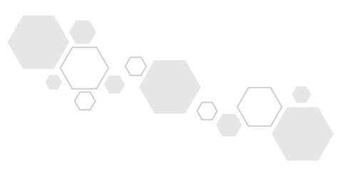 A Seamlessly Integrated Modern Design Featuring Interconnected Hexagonal Molecular Structures, Ideal for High-Tech and Futuristic Themed Backgrounds in Digital and Print Media