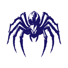 blue spider icon