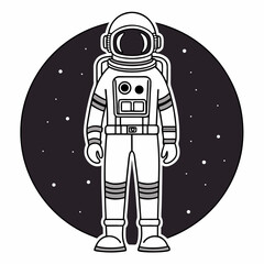 Astronaut vector illustration 