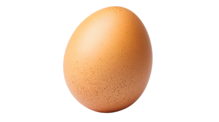 Fresh Egg Isolated on White Background for Food Concepts and Cooking Recipes