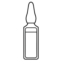 medicine bottle isolated on white background