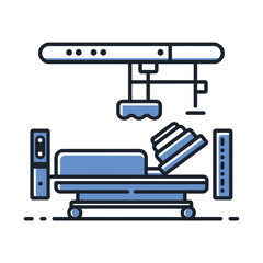 Medical Imaging Machine: A graphic representation of a state-of-the-art medical imaging machine, providing a visual aid for healthcare professionals.