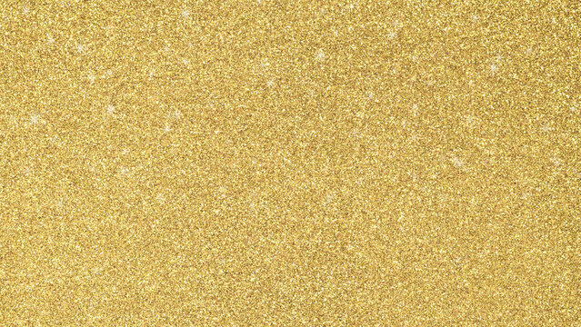 Gold glitter background sparkling shiny wrapping paper texture for Christmas holiday seasonal wallpaper decoration, greeting and wedding invitation card design element