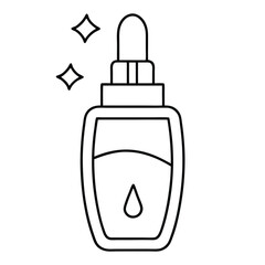 vector illustration of a bottle