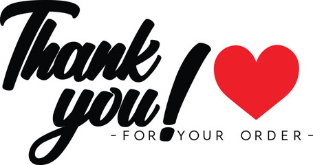 Thank You for Your Order. Elegant Thank You for Your Order Design with Stylish Graphics. Sophisticated Thank You for Your Purchase Image with Modern Elements. Chic Thank You for Your Order Graphic