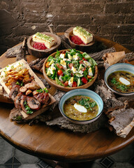 restaurant food. restaurant menu. photos for the menu