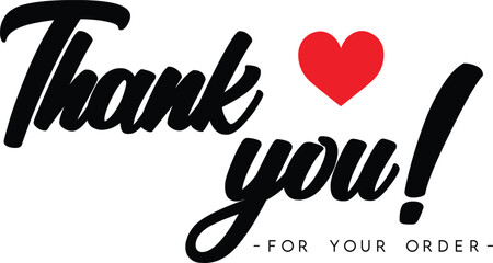 Thank You for Your Order. Elegant Thank You for Your Order Design with Stylish Graphics. Sophisticated Thank You for Your Purchase Image with Modern Elements. Chic Thank You for Your Order Graphic